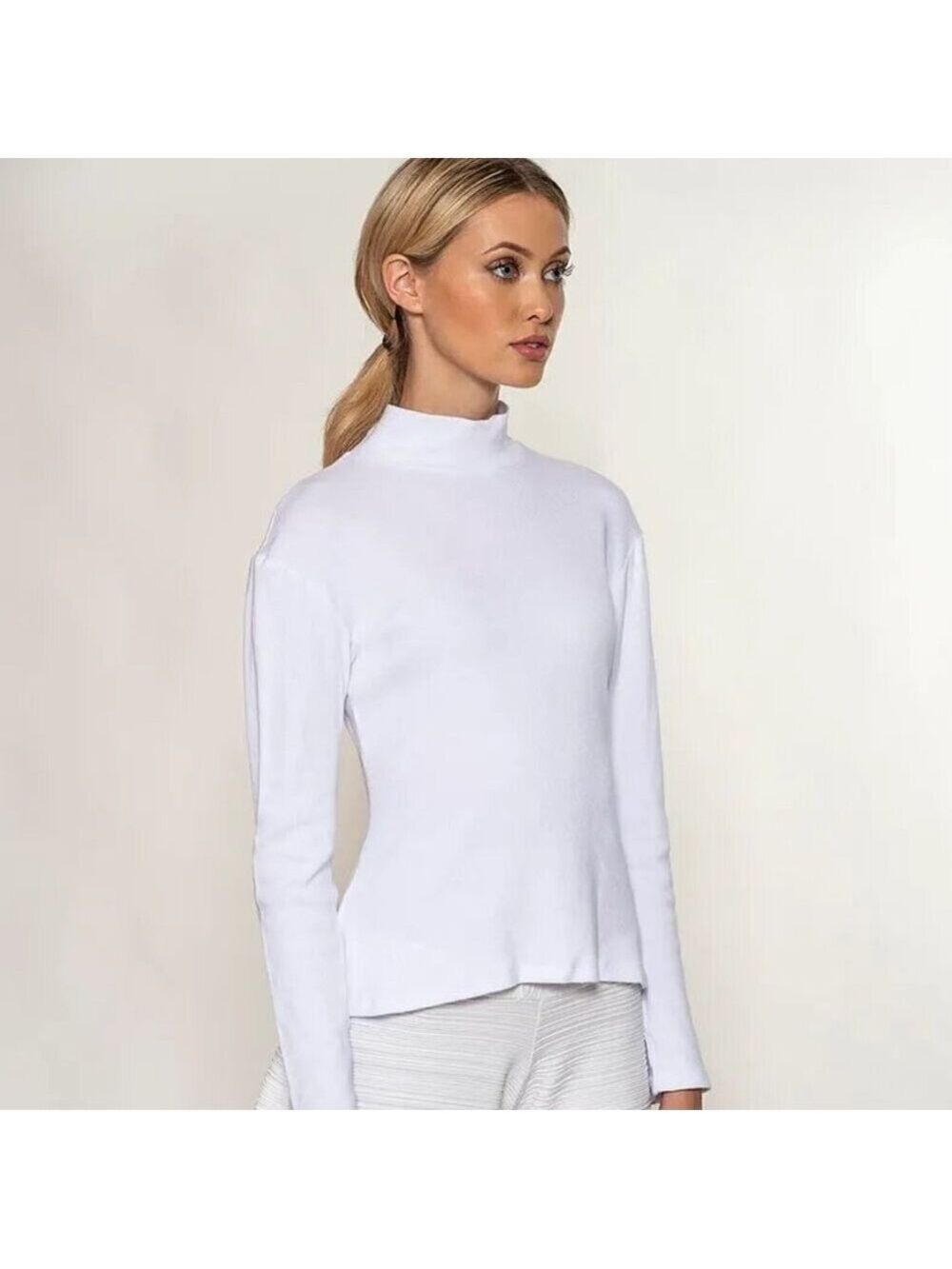 Madame L Bamboo + Cotton Blended Turtleneck NWT XL